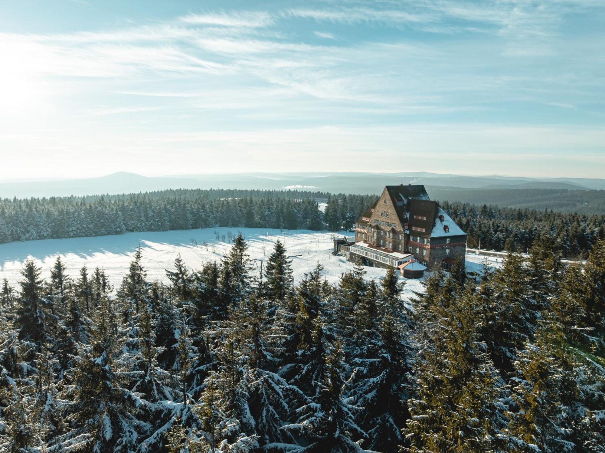 Naturhotel Sachsenbaude Oberwiesenthal Bagian luar foto