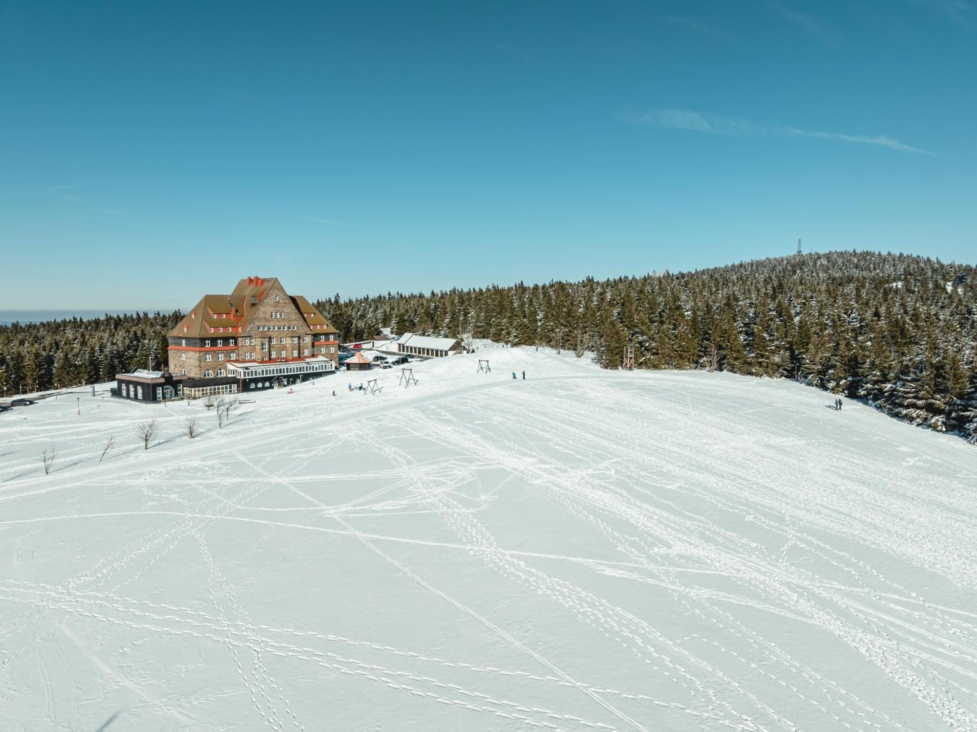 Naturhotel Sachsenbaude Oberwiesenthal Bagian luar foto