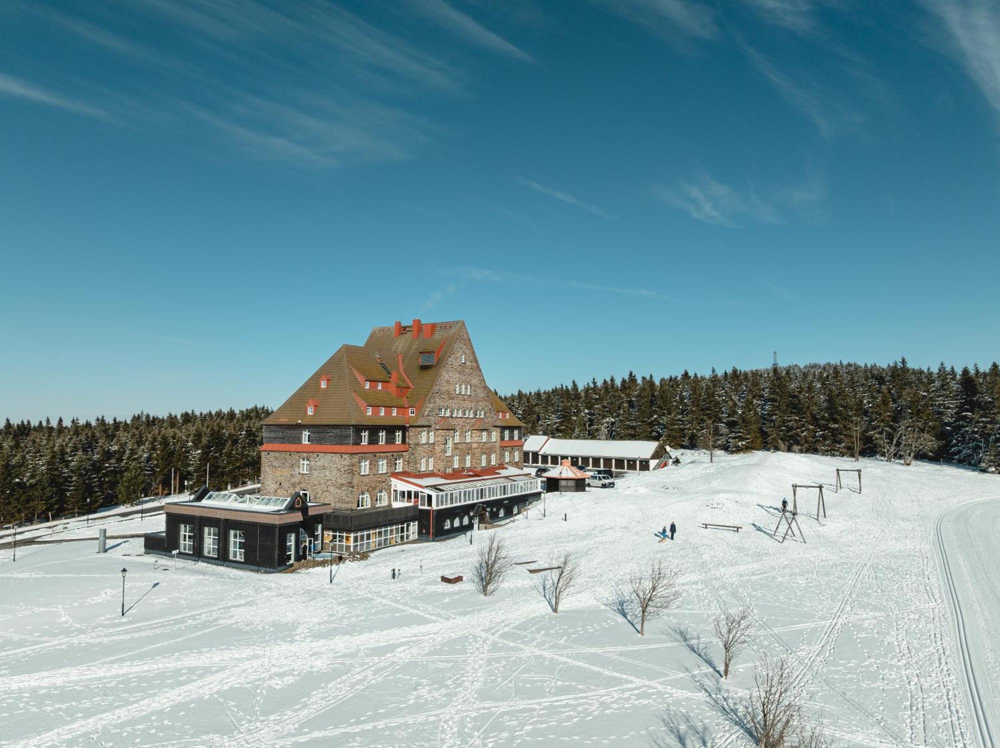 Naturhotel Sachsenbaude Oberwiesenthal Bagian luar foto